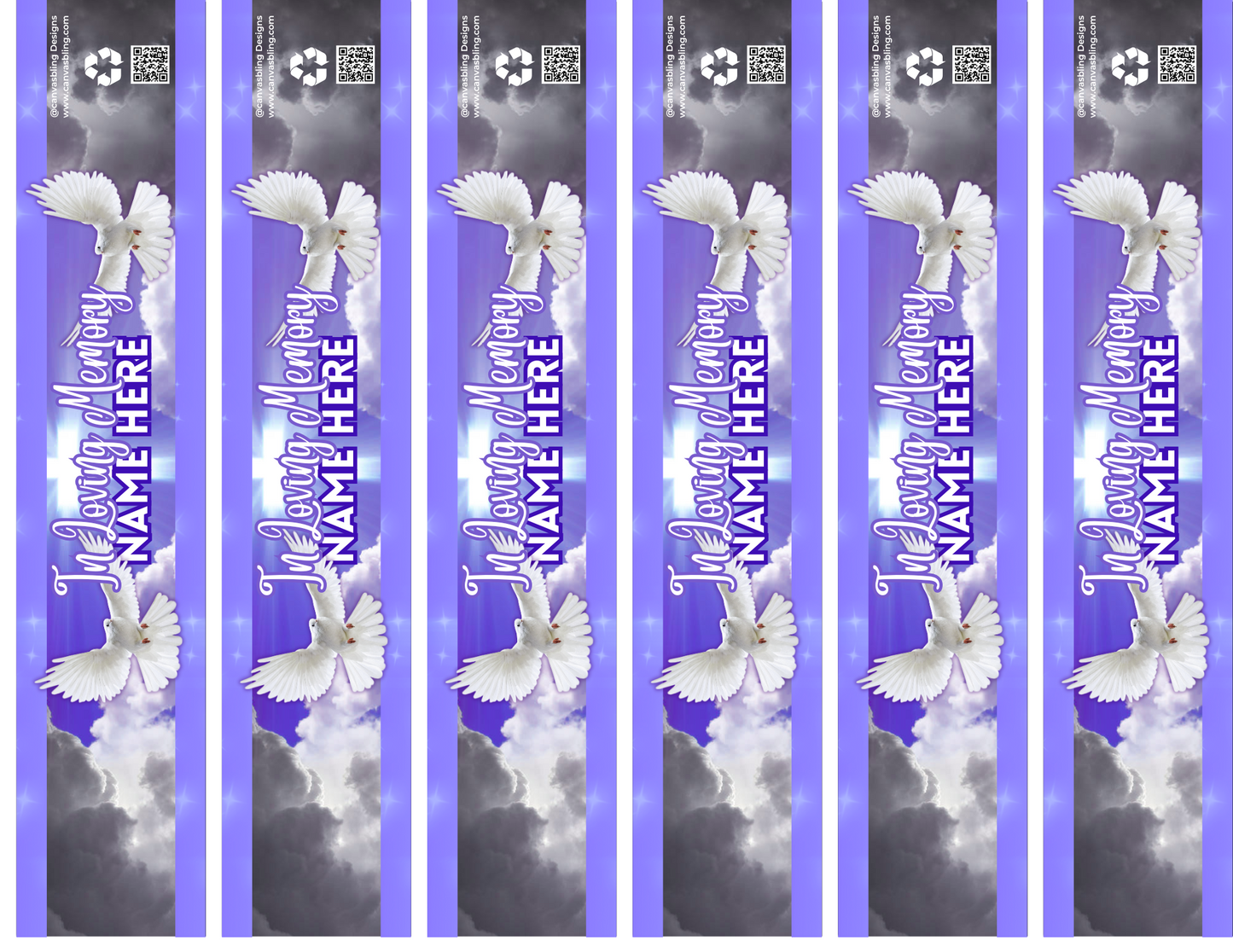3 Designs Angel Wings Memorial Bundle Digital Templates