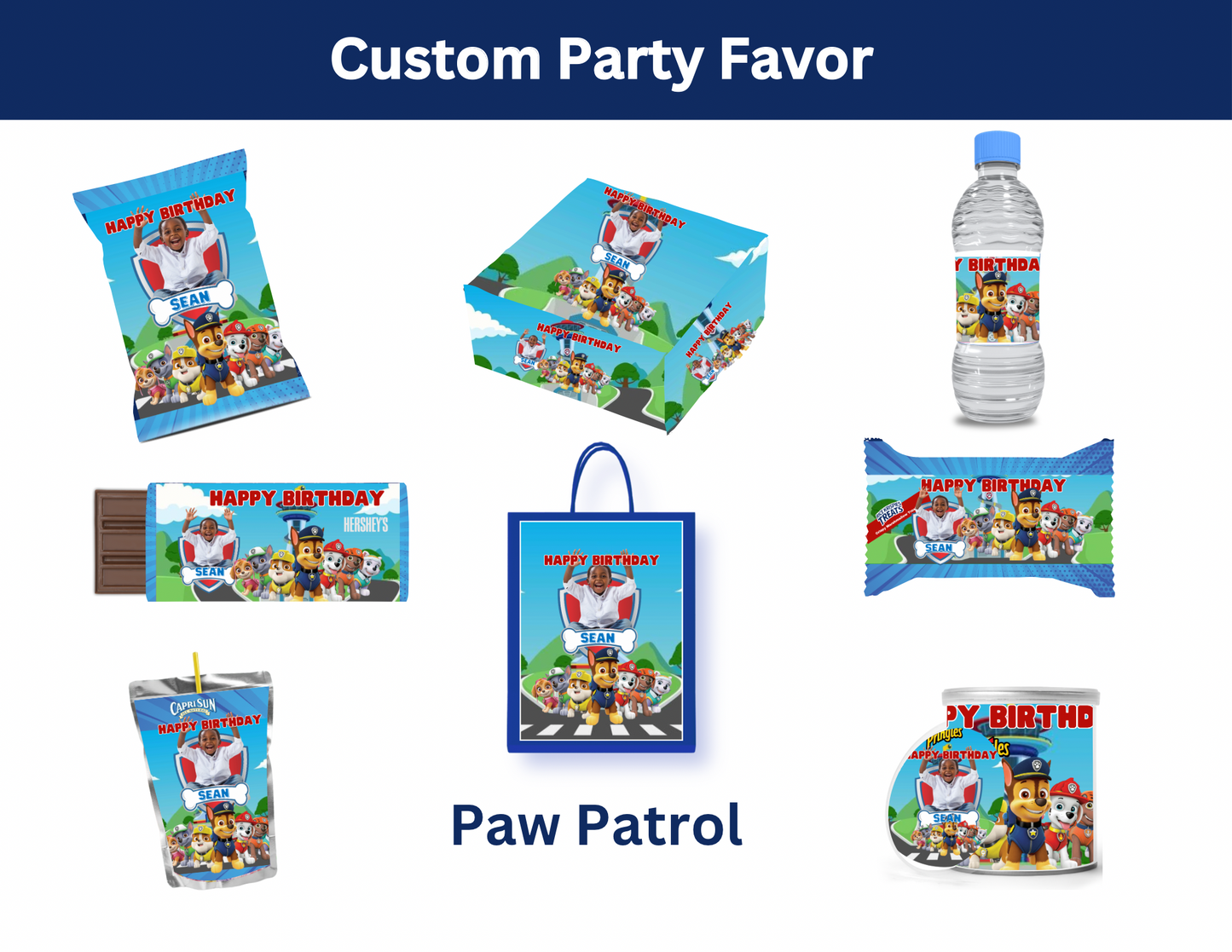 Sean & Puppy Digital Templates | Editable Canva File
