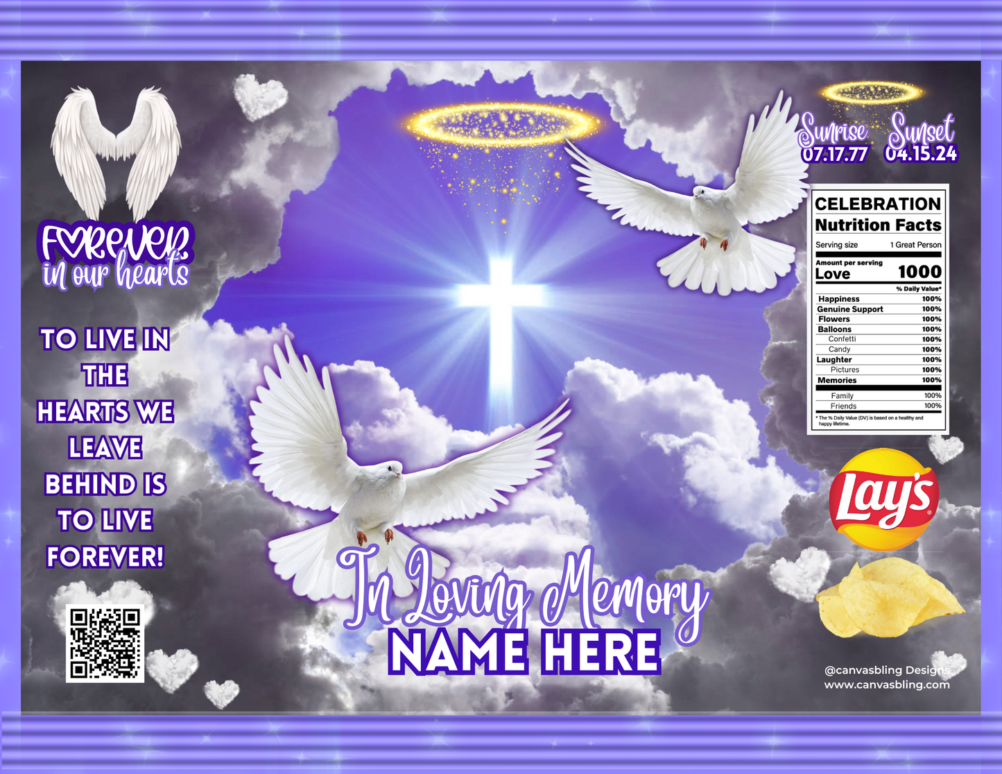 3 Designs Angel Wings Memorial Bundle Digital Templates