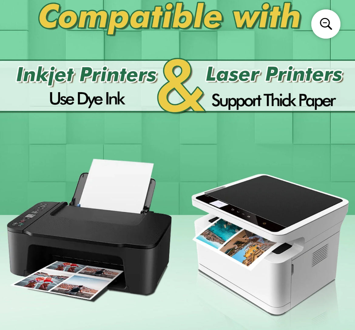 π©· Simply Radiant Printable Glossy Sticker Paper β 54 lbs-8.5βx11β (25 Sheets)