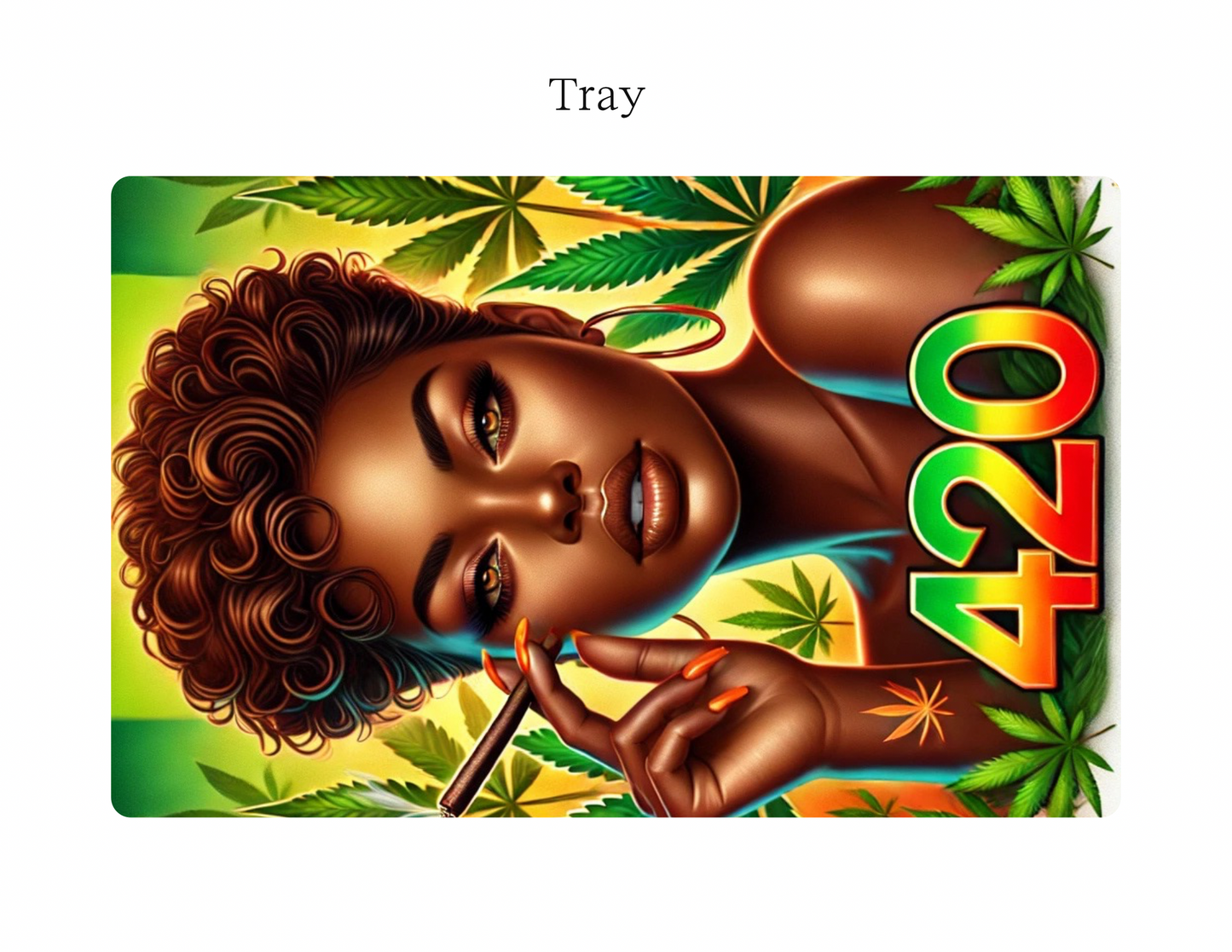 420 Weed Girl Digital Template | Editable Cannabis Themed Set | Lighters, Jars, Ashtrays, Wraps & More