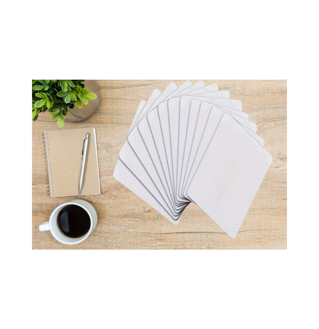 6-Pack Sublimation Blank Mouse Pads ā Heat Press Ready