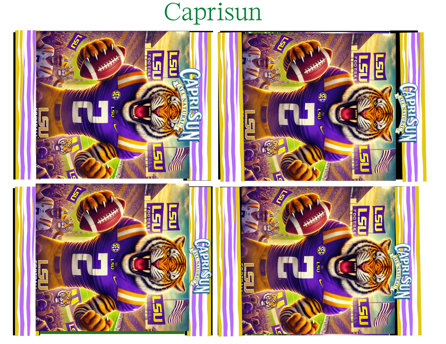 🐯 LSU Tailgating Digital Templates – Custom Treats for Every Game Day