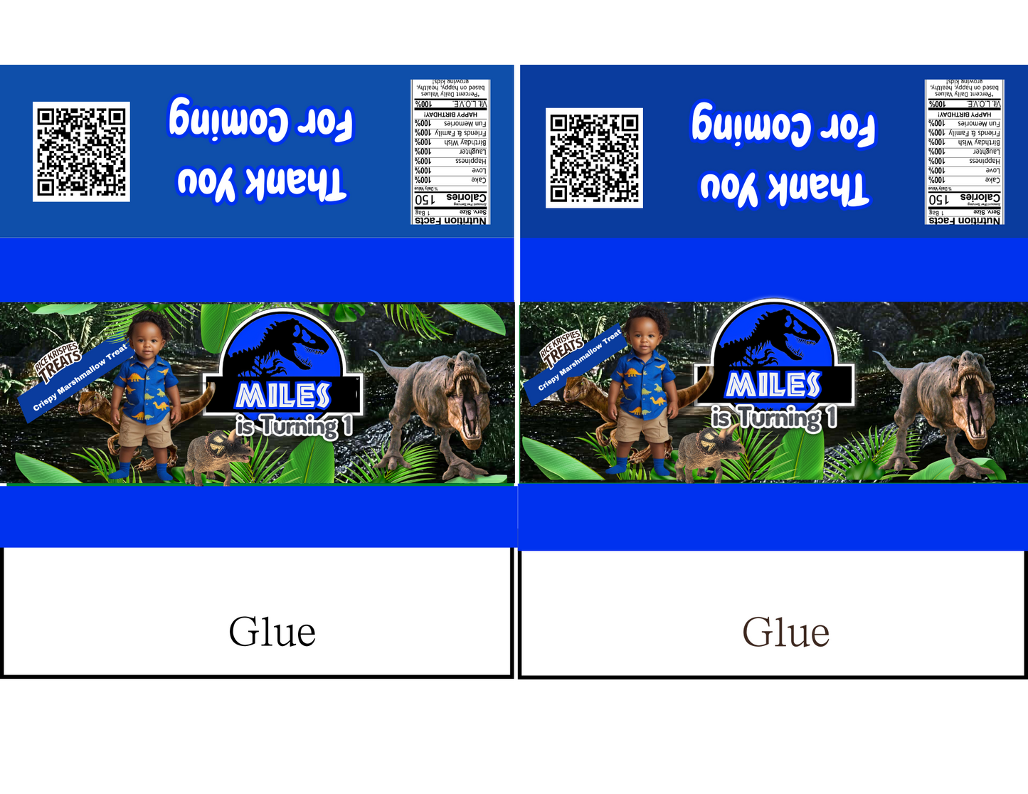 🦖 Jurassic Park Digital Party Favor Templates