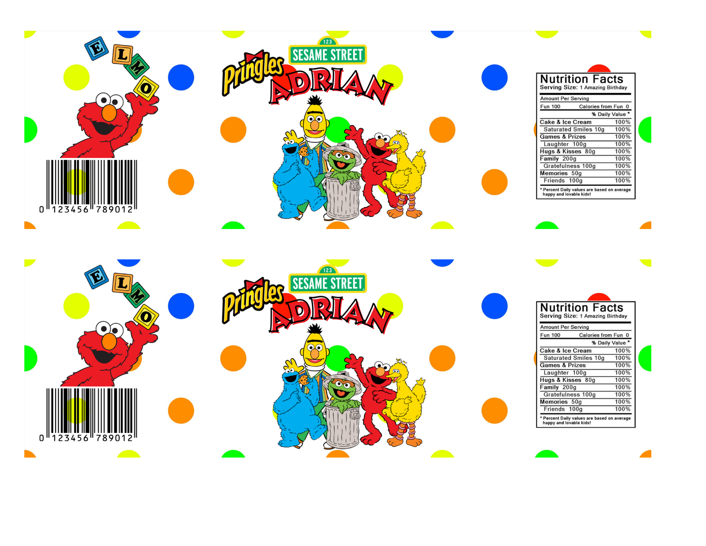🎉 Sesame Street & Friends Editable - Digital Canva Templates 🎉