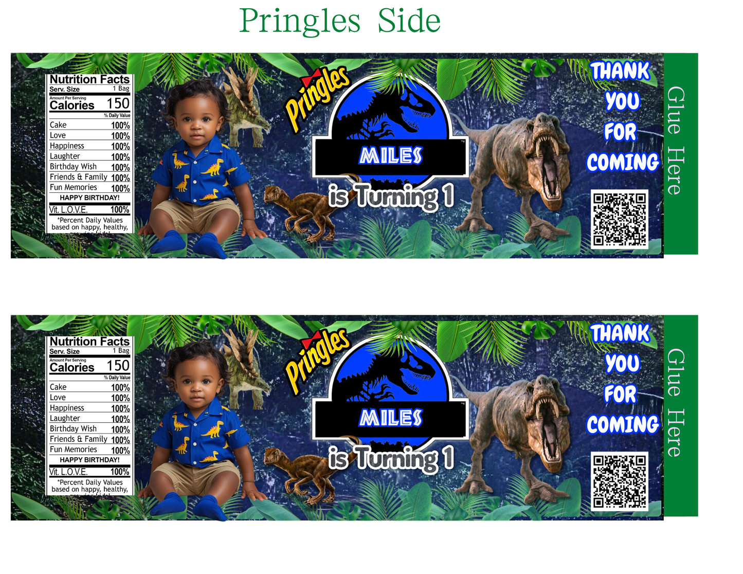 🦖 Jurassic Park Digital Party Favor Templates