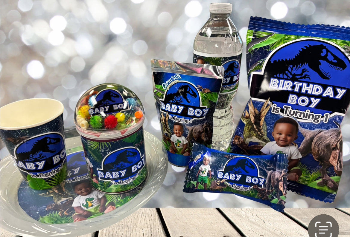 🦖 Jurassic Park Digital Party Favor Templates