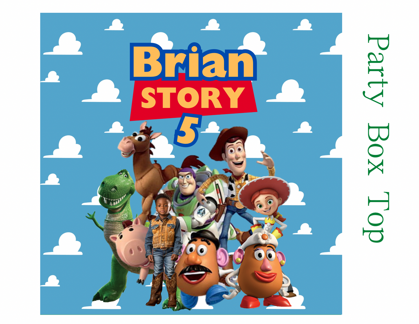 Toy Story – Editable Party Favor Digital Template (Canva)