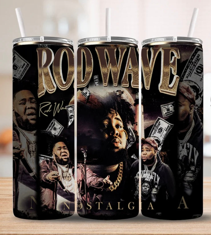Soulful Wave Street Vibes 20oz Tumbler with Lid, Straw, & Gift Box