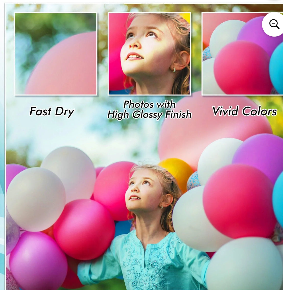 Glossy Inkjet Photo Paper – 8.5x11” (50 Sheets)