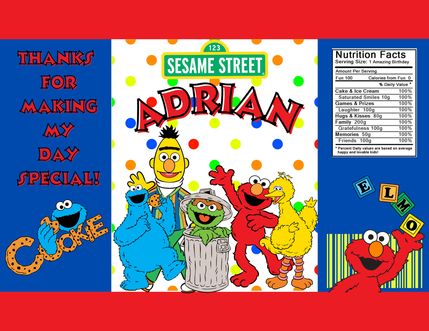 🎉 Sesame Street & Friends Editable - Digital Canva Templates 🎉