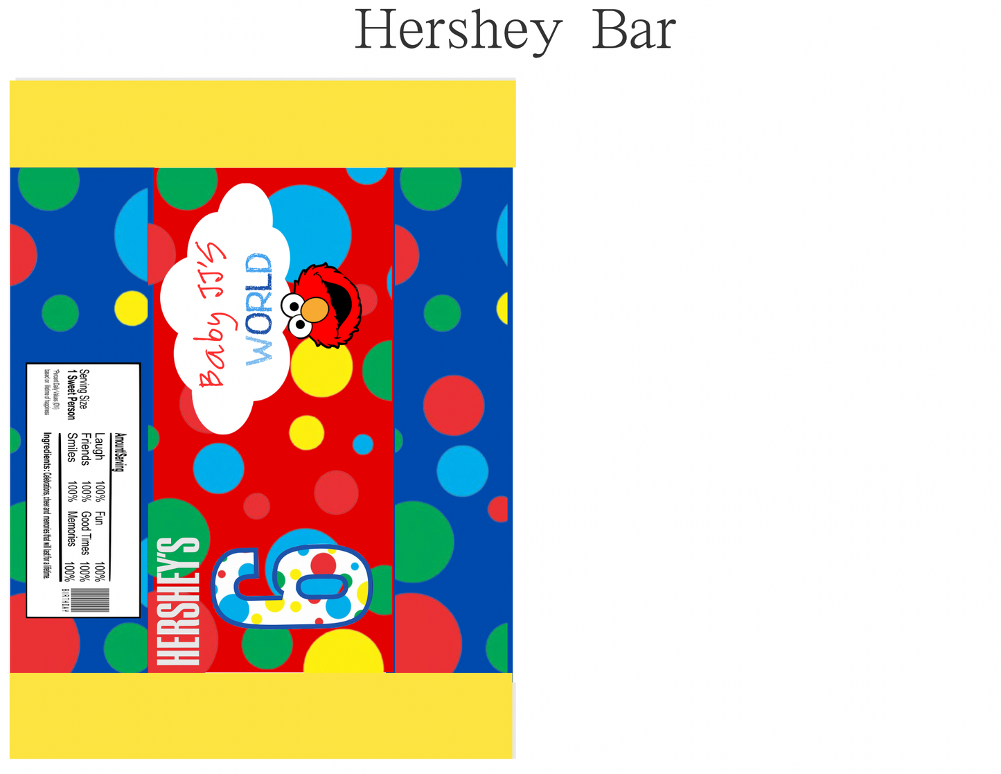 Elmo Birthday Digital Templates | Editable Chip Bags, Capri Sun, Water Bottle, Pringles, Rice Krispies, Hershey Wrappers