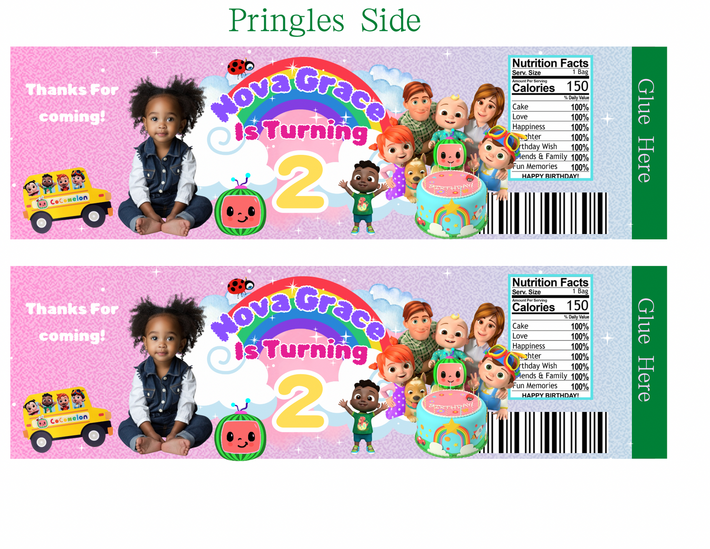 Cocomelon Purple | PDF Editable| Digital Templates