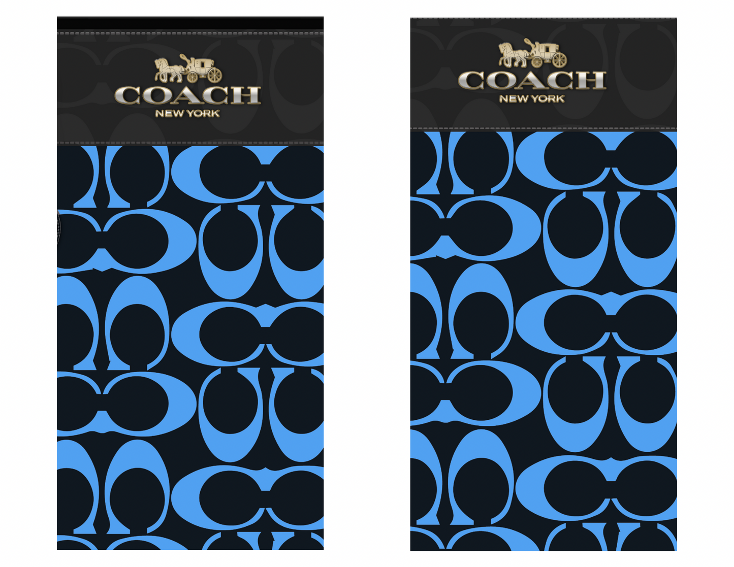 ๐ Editable Blue Luxury Inspired Purse Digital Download