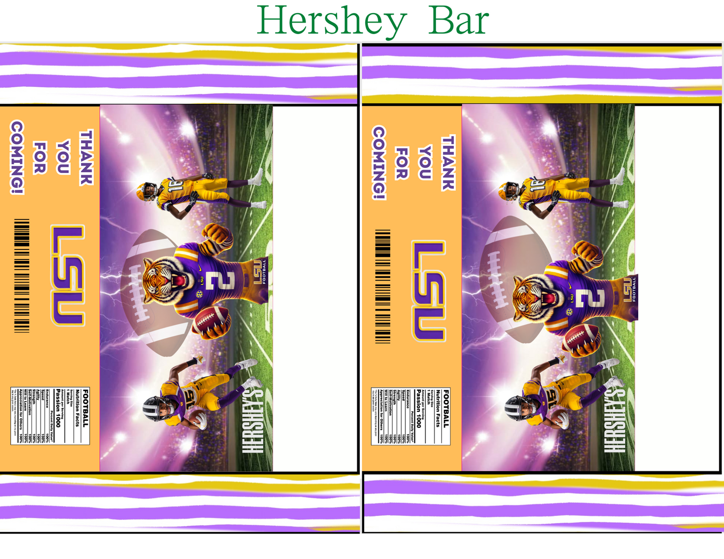 🐯 LSU Tailgating Digital Templates – Custom Treats for Every Game Day