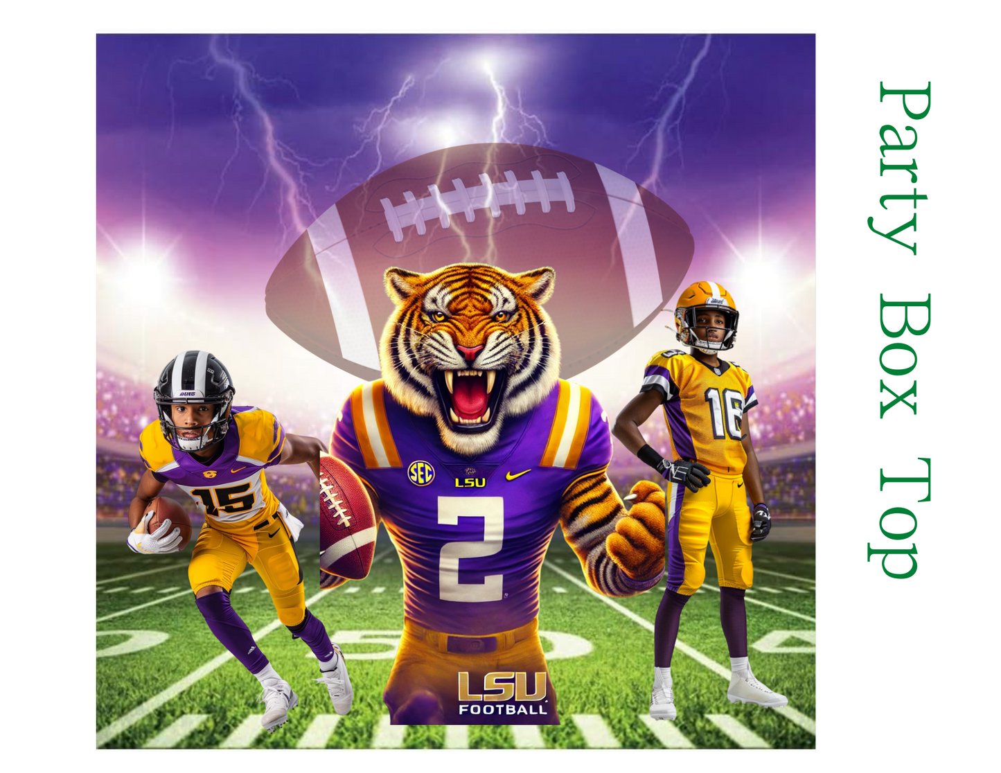 🐯 LSU Tailgating Digital Templates – Custom Treats for Every Game Day