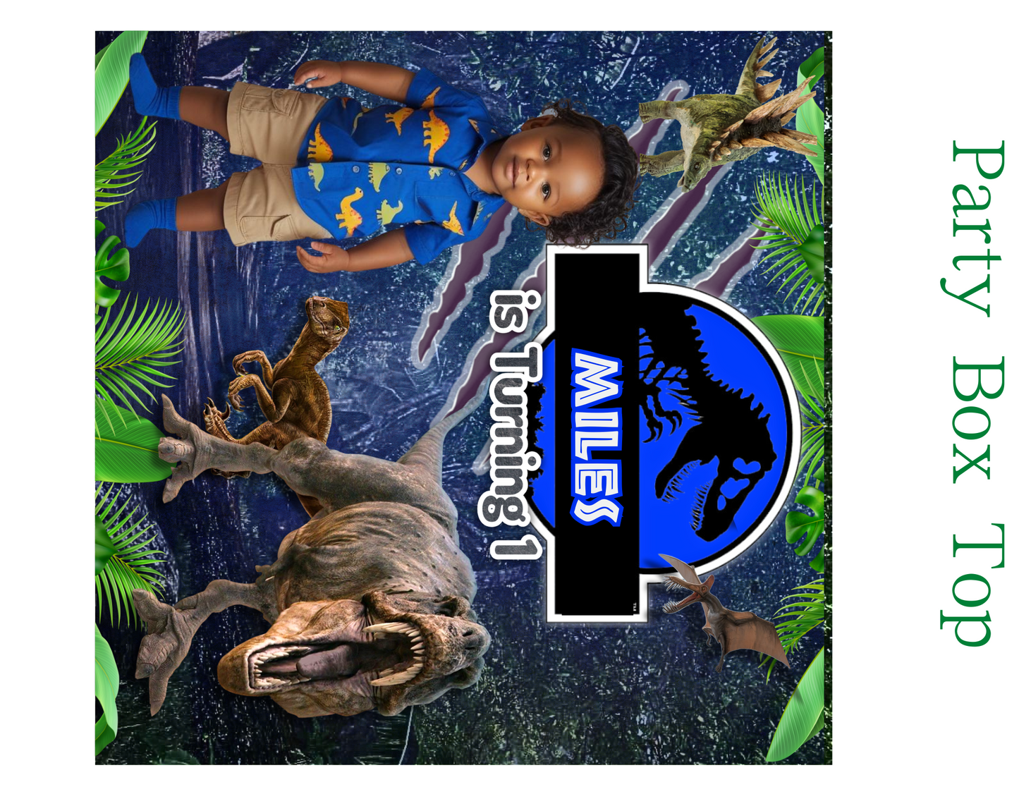🦖 Jurassic Park Digital Party Favor Templates