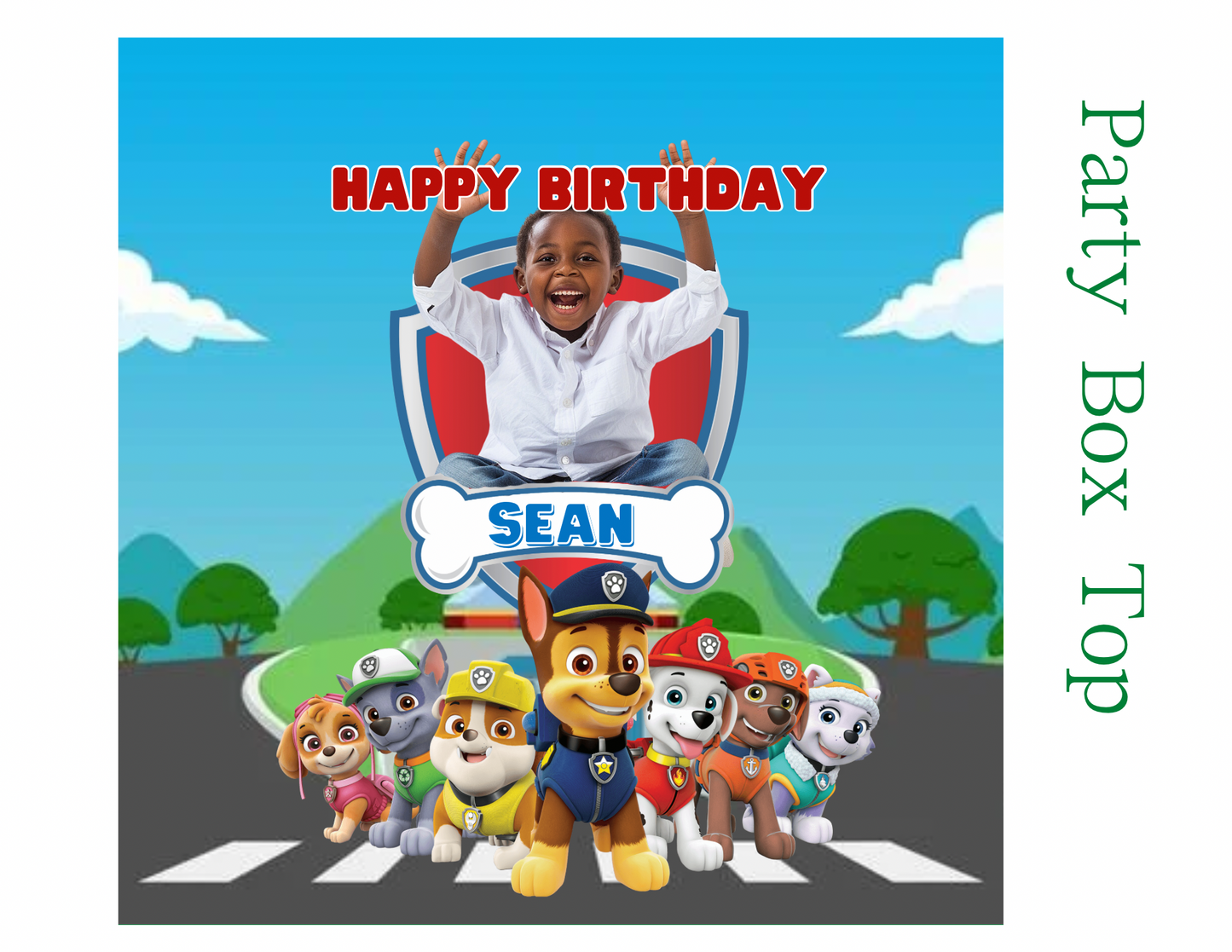 Sean & Puppy Digital Templates | Editable Canva File