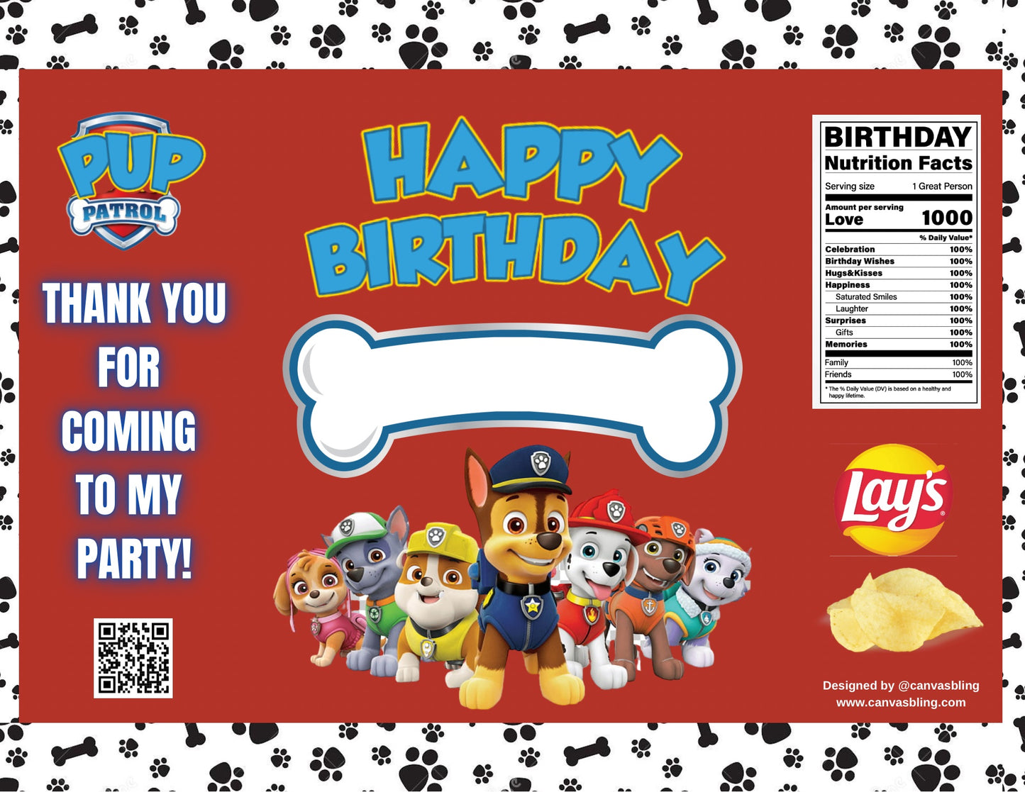 Digital PAW PATROL TEMPLATES!
Edit. Print. Party! ππΎ