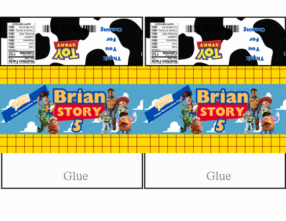 Toy Story – Editable Party Favor Digital Template (Canva)