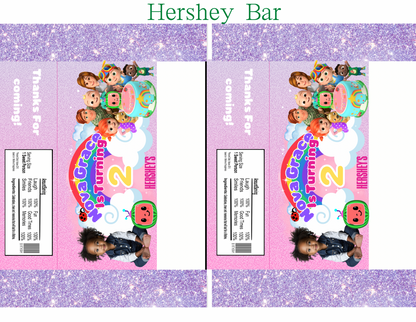 Cocomelon Purple | PDF Editable| Digital Templates