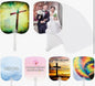 Sublimation Blank Hand Fans with Plastic Handle – 12 Pack Bundles