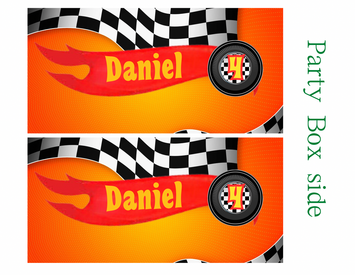 🔥🚗 Hot Cars Digital Party Favor Templates | Canva Editable Download