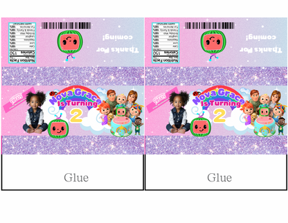 Cocomelon Purple | PDF Editable| Digital Templates