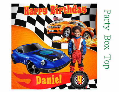 🔥🚗 Hot Cars Digital Party Favor Templates | Canva Editable Download