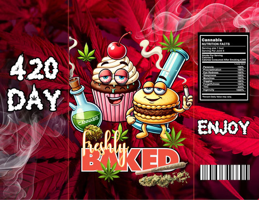 🔥 420 “Highly Baked” Digital Party Favors – Adult Edition