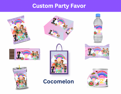 Cocomelon Purple | PDF Editable| Digital Templates