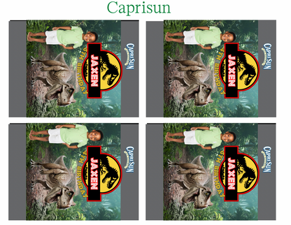 🦖 Green Dino Park Digital Party Favor Templates