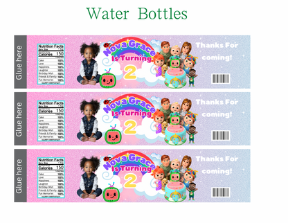 Cocomelon Purple | PDF Editable| Digital Templates