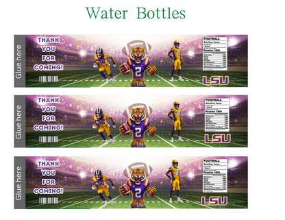 🐯 LSU Tailgating Digital Templates – Custom Treats for Every Game Day