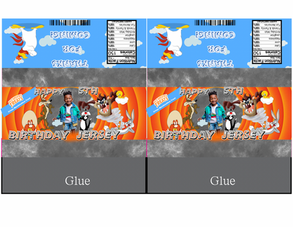 Looney Digital Party Favor Templates | Editable Canva Download