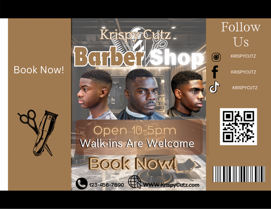 Barbershop Biz Digital Templates | Grand Opening | Biz Advertising