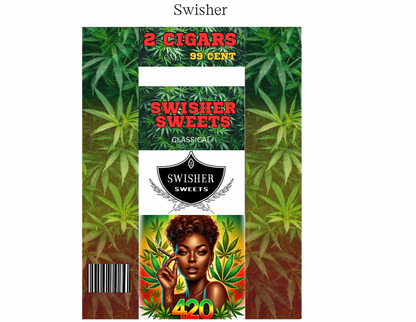420 Weed Girl Digital Template | Editable Cannabis Themed Set | Lighters, Jars, Ashtrays, Wraps & More