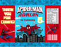 🕷️ Spider World Digital Party Favor Templates – Editable Download