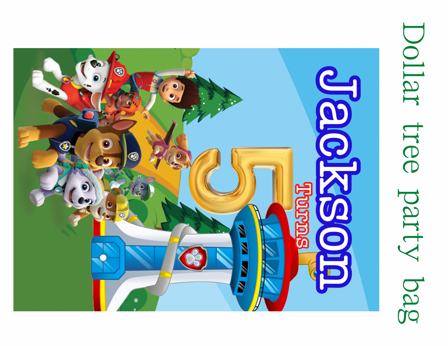 Pup & Friends Editable Canva Digital Download