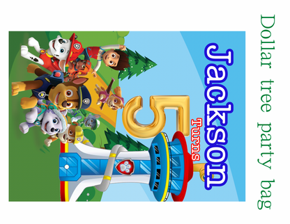 Pup & Friends Editable Canva Digital Download