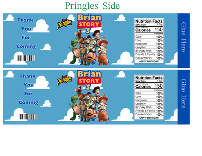 Toy Story – Editable Party Favor Digital Template (Canva)