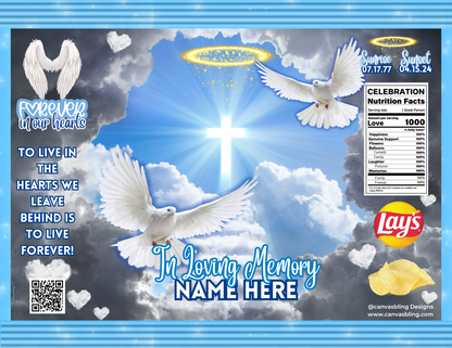 3 Designs Angel Wings Memorial Bundle Digital Templates