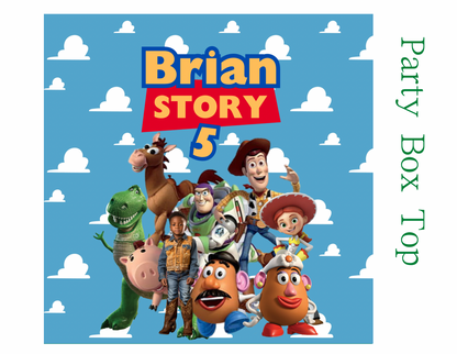 Toy Story – Editable Party Favor Digital Template (Canva)