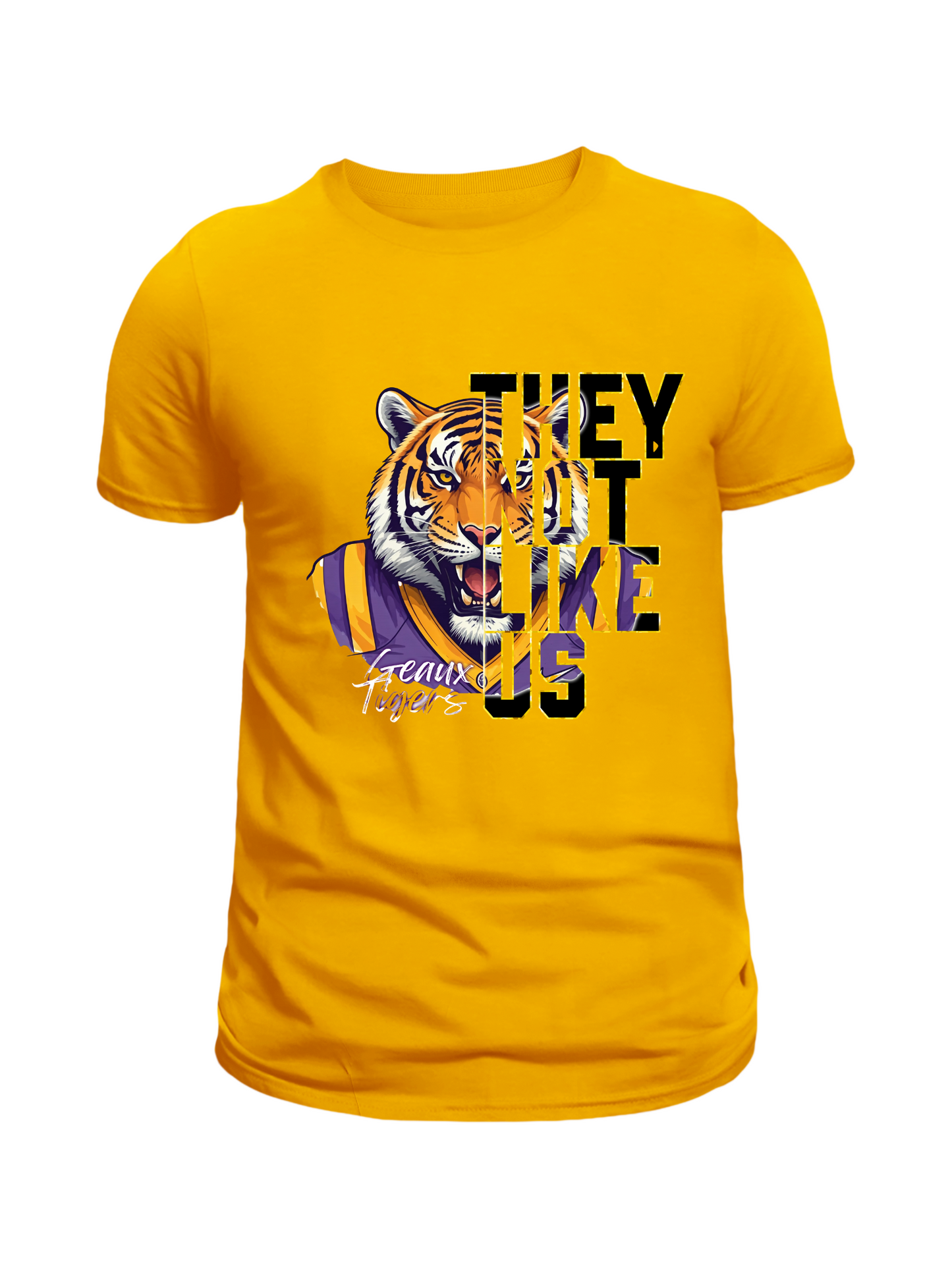 🟣💛 LSU Tigers “They Not Like Us” Shirt | Game Day Tee | Purple & Gold Fan Apparel | Unisex Sports Shirt
