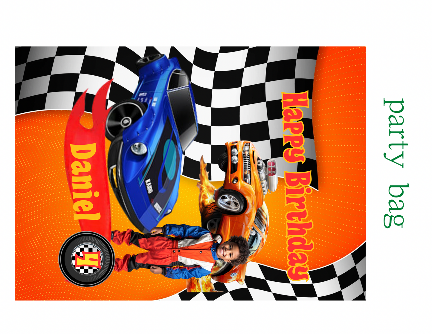 🔥🚗 Hot Cars Digital Party Favor Templates | Canva Editable Download