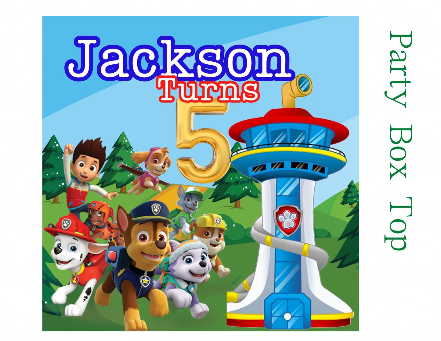 Pup & Friends Editable Canva Digital Download