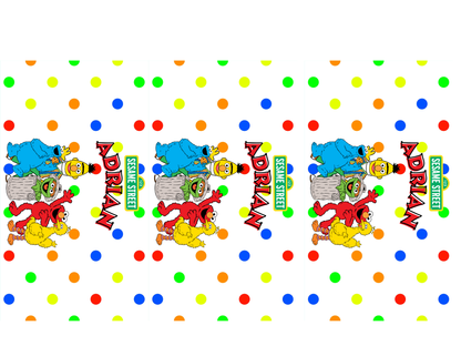 🎉 Sesame Street & Friends Editable - Digital Canva Templates 🎉