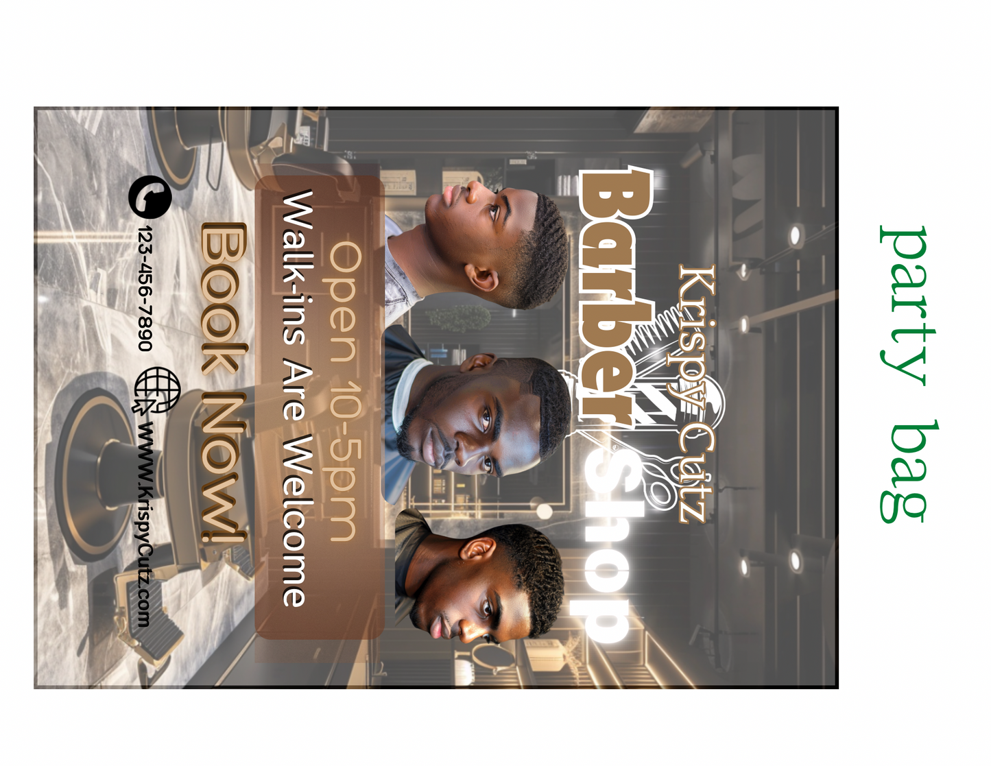 Barbershop Biz Digital Templates | Grand Opening | Biz Advertising