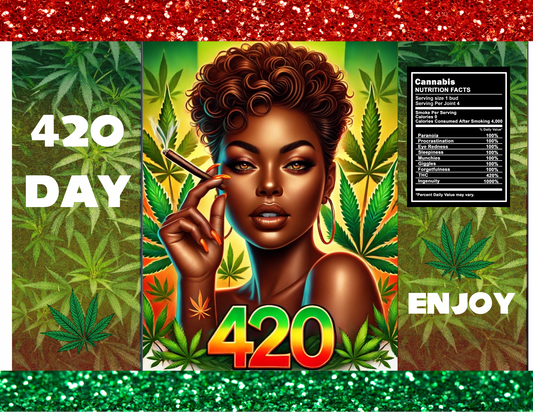 420 Weed Girl Digital Template | Editable Cannabis Themed Set | Lighters, Jars, Ashtrays, Wraps & More