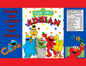 🎉 Sesame Street & Friends Editable - Digital Canva Templates 🎉